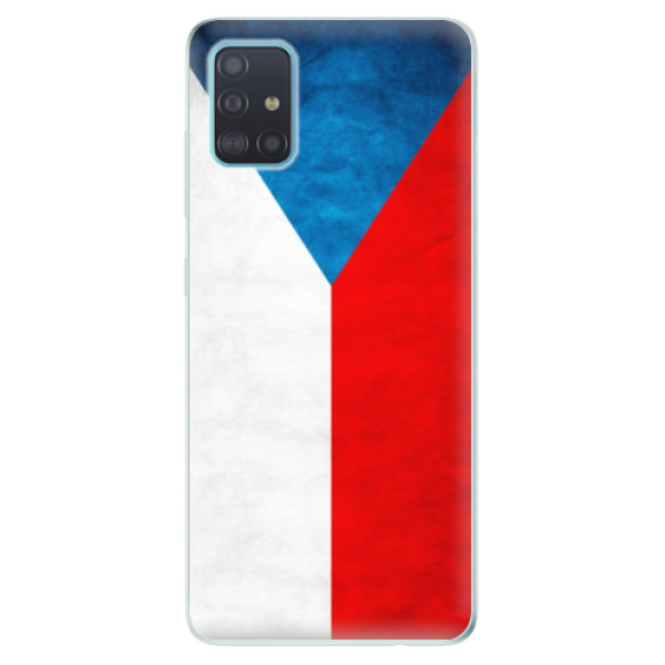 Odolné silikónové puzdro iSaprio - Czech Flag - Samsung Galaxy A51