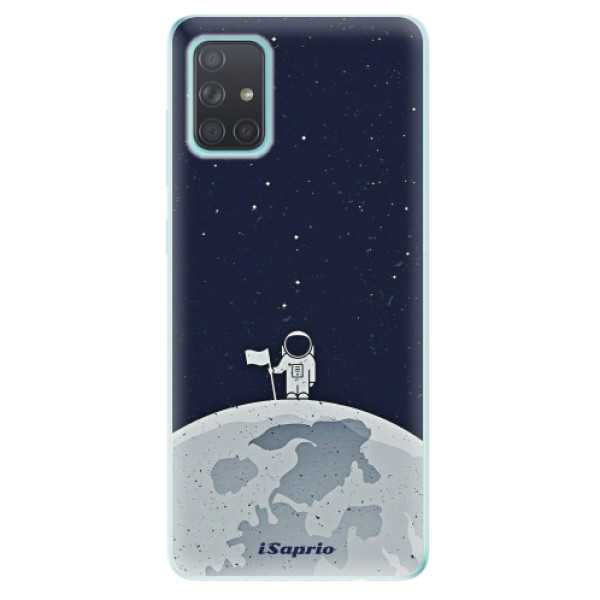 Odolné silikónové puzdro iSaprio - On The Moon 10 - Samsung Galaxy A71