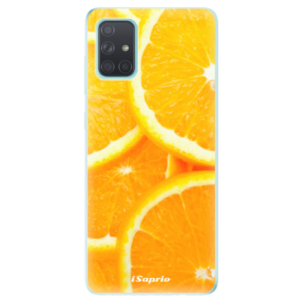 Odolné silikónové puzdro iSaprio - Orange 10 - Samsung Galaxy A71