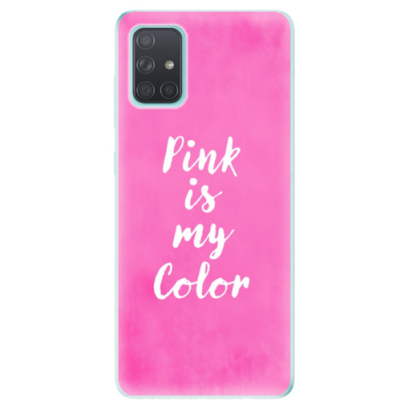 Odolné silikónové puzdro iSaprio - Pink is my color - Samsung Galaxy A71