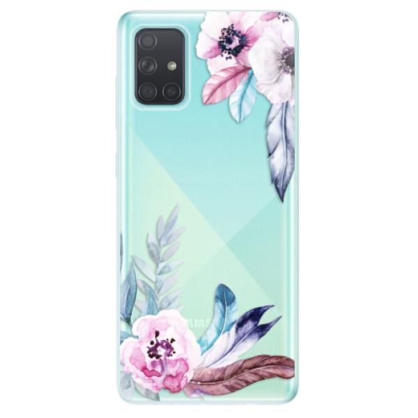 Odolné silikónové puzdro iSaprio - Flower Pattern 04 - Samsung Galaxy A71