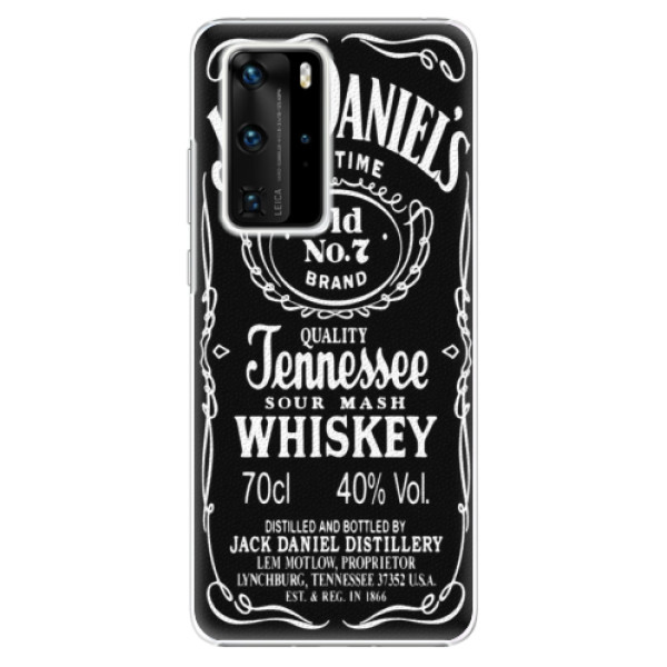 Plastové puzdro iSaprio - Jack Daniels - Huawei P40 Pro