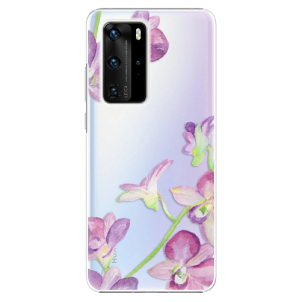 Plastové puzdro iSaprio - Purple Orchid - Huawei P40 Pro