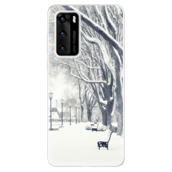 Odolné silikónové puzdro iSaprio - Snow Park - Huawei P40