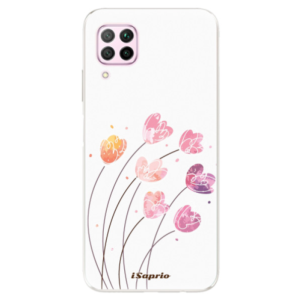 Odolné silikónové puzdro iSaprio - Flowers 14 - Huawei P40 Lite