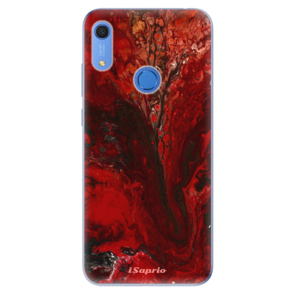 Odolné silikónové puzdro iSaprio - RedMarble 17 - Huawei Y6s