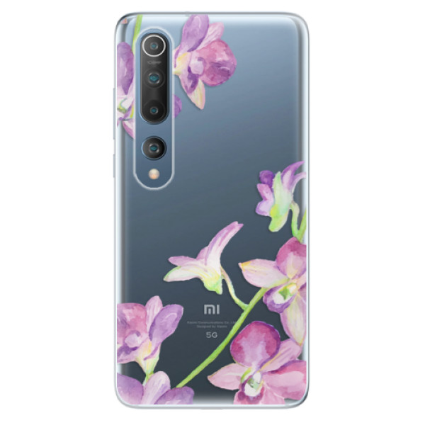 Odolné silikónové puzdro iSaprio - Purple Orchid - Xiaomi Mi 10 / Mi 10 Pro