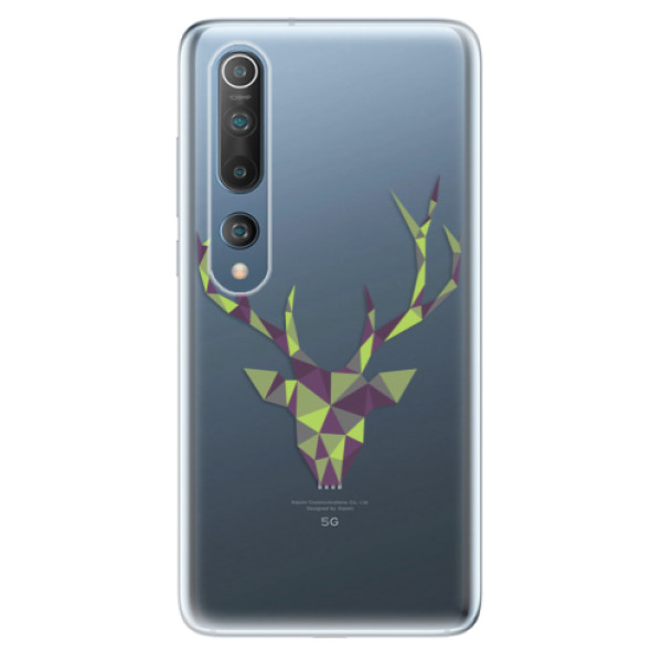 Odolné silikónové puzdro iSaprio - Deer Green - Xiaomi Mi 10 / Mi 10 Pro