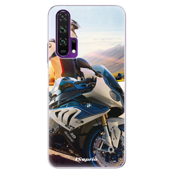 Odolné silikónové puzdro iSaprio - Motorcycle 10 - Honor 20 Pro