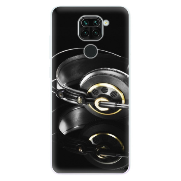 Odolné silikónové puzdro iSaprio - Headphones 02 - Xiaomi Redmi Note 9