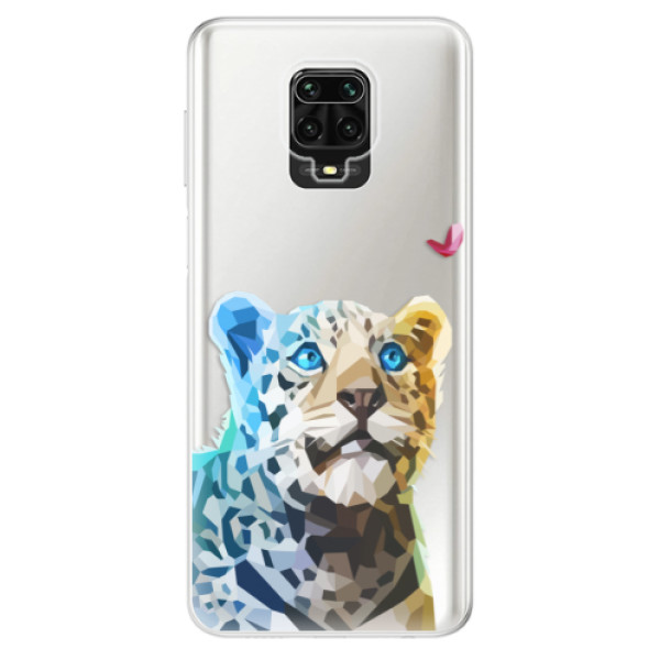 Odolné silikónové puzdro iSaprio - Leopard With Butterfly - Xiaomi Redmi Note 9 Pro / Note 9S