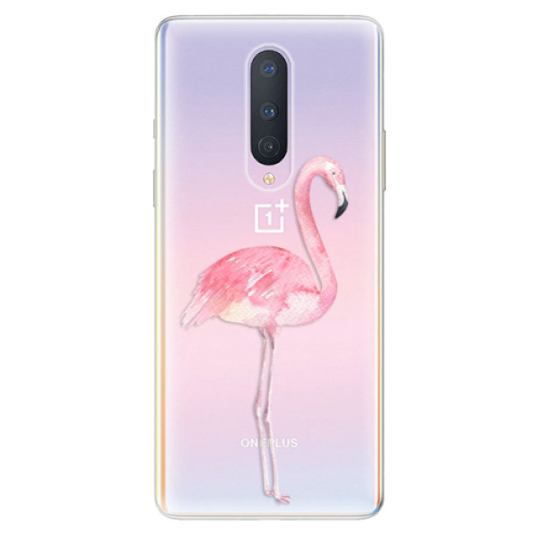 Odolné silikónové puzdro iSaprio - Flamingo 01 - OnePlus 8