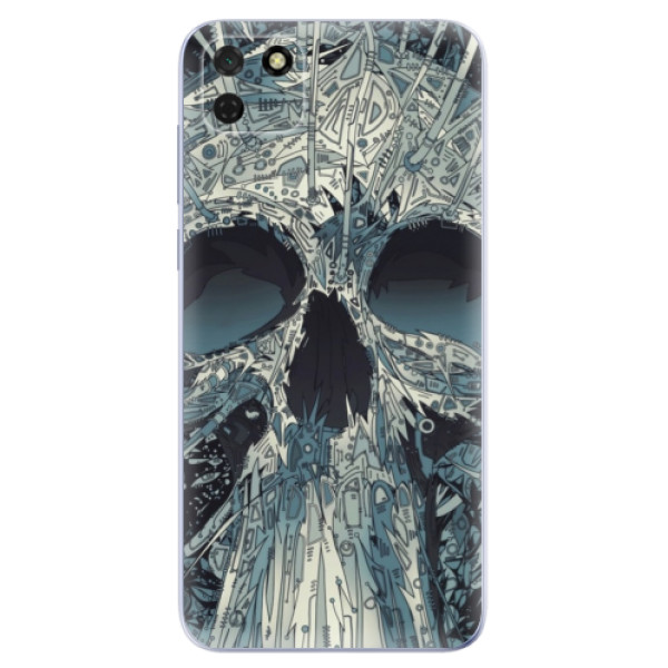 Odolné silikónové puzdro iSaprio - Abstract Skull - Huawei Y5p