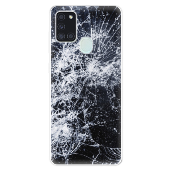 Odolné silikónové puzdro iSaprio - Cracked - Samsung Galaxy A21s