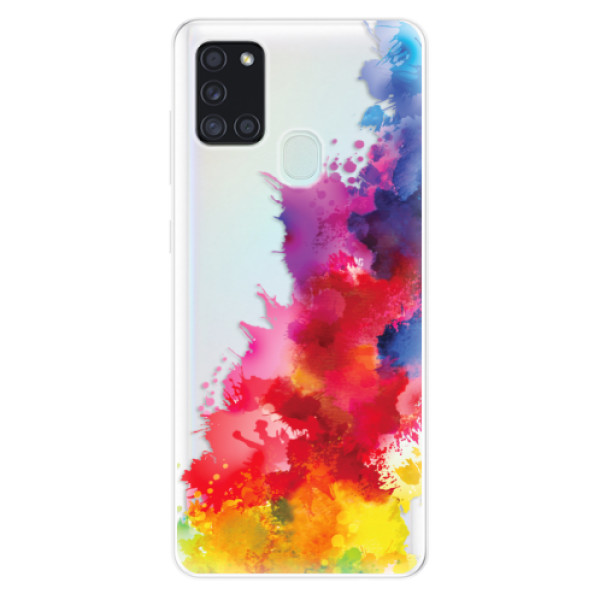Odolné silikónové puzdro iSaprio - Color Splash 01 - Samsung Galaxy A21s