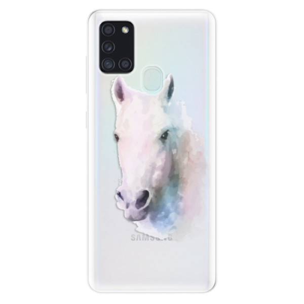 Odolné silikónové puzdro iSaprio - Horse 01 - Samsung Galaxy A21s