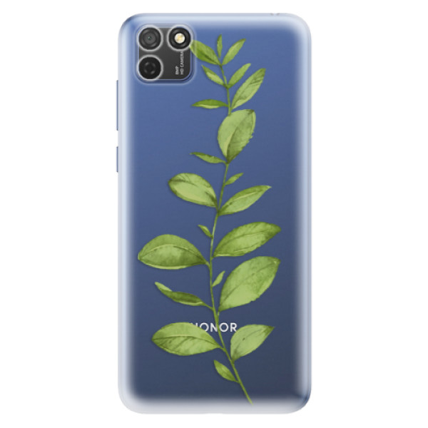 Odolné silikónové puzdro iSaprio - Green Plant 01 - Honor 9S