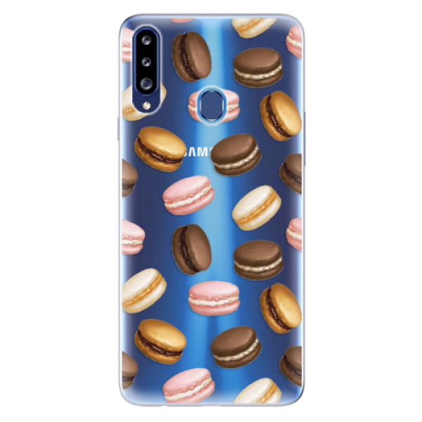 Odolné silikónové puzdro iSaprio - Macaron Pattern - Samsung Galaxy A20s