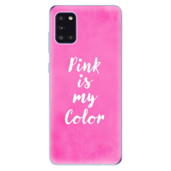 Odolné silikónové puzdro iSaprio - Pink is my color - Samsung Galaxy A31