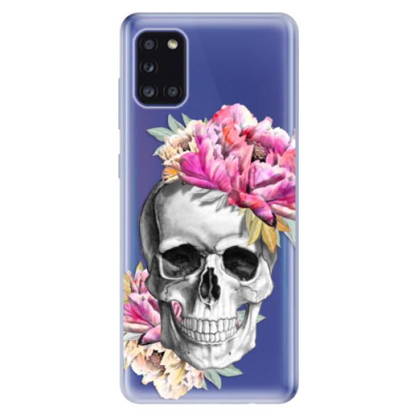 Odolné silikónové puzdro iSaprio - Pretty Skull - Samsung Galaxy A31