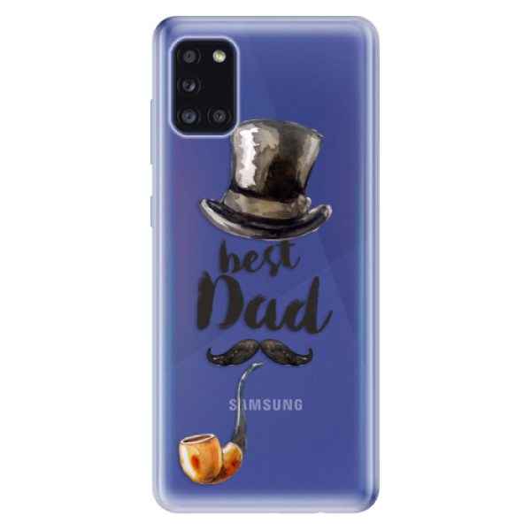 Odolné silikónové puzdro iSaprio - Best Dad - Samsung Galaxy A31