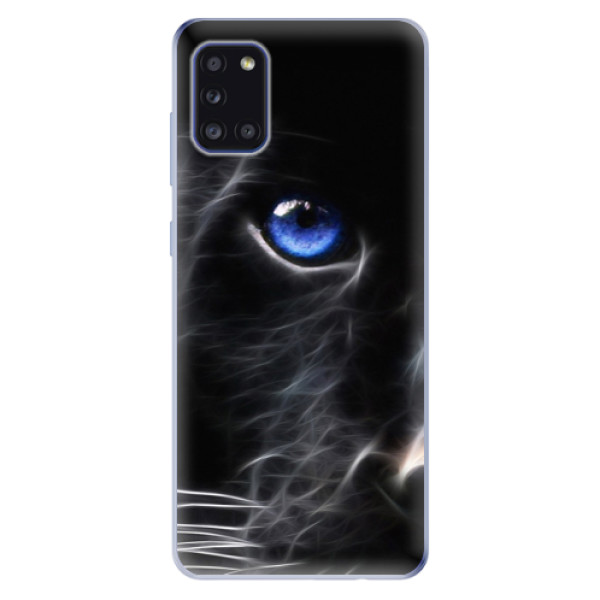 Odolné silikónové puzdro iSaprio - Black Puma - Samsung Galaxy A31