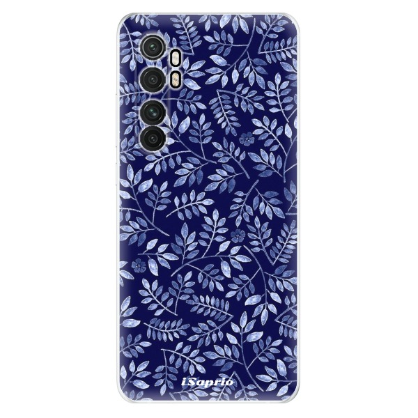 Odolné silikónové puzdro iSaprio - Blue Leaves 05 - Xiaomi Mi Note 10 Lite