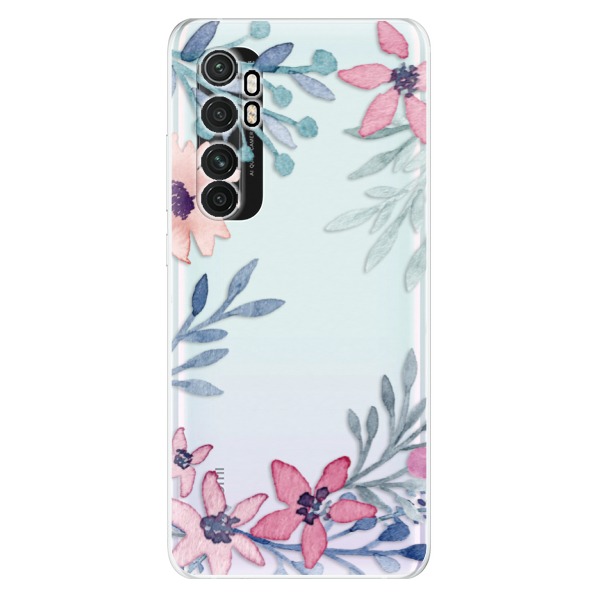 Odolné silikónové puzdro iSaprio - Leaves and Flowers - Xiaomi Mi Note 10 Lite