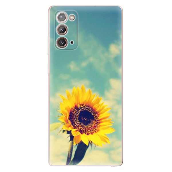 Odolné silikónové puzdro iSaprio - Sunflower 01 - Samsung Galaxy Note 20