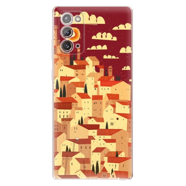 Odolné silikónové puzdro iSaprio - Mountain City - Samsung Galaxy Note 20