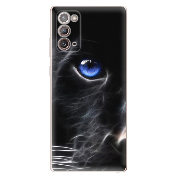 Odolné silikónové puzdro iSaprio - Black Puma - Samsung Galaxy Note 20