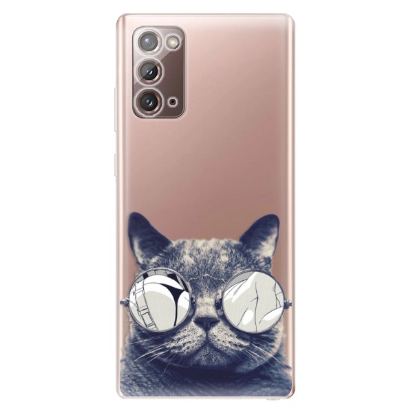 Odolné silikónové puzdro iSaprio - Crazy Cat 01 - Samsung Galaxy Note 20