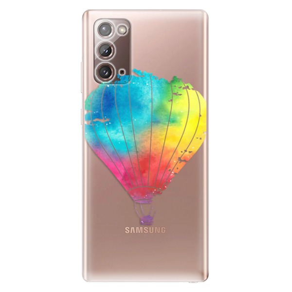 Odolné silikónové puzdro iSaprio - Flying Baloon 01 - Samsung Galaxy Note 20