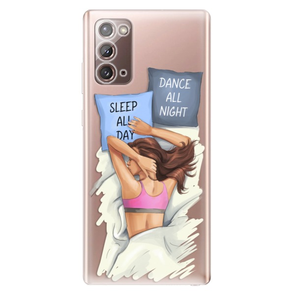 Odolné silikónové puzdro iSaprio - Dance and Sleep - Samsung Galaxy Note 20