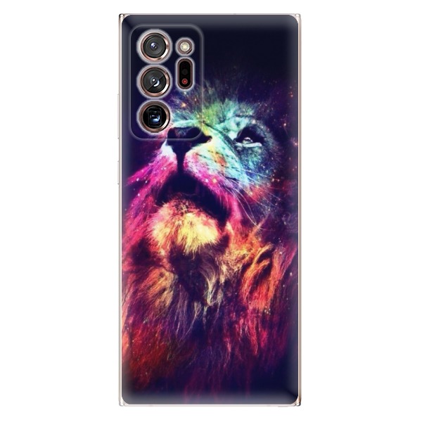 Odolné silikónové puzdro iSaprio - Lion in Colors - Samsung Galaxy Note 20 Ultra