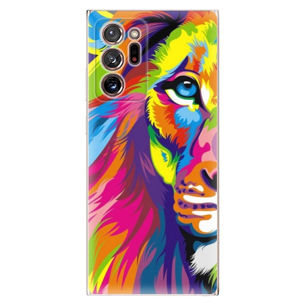 Odolné silikónové puzdro iSaprio - Rainbow Lion - Samsung Galaxy Note 20 Ultra