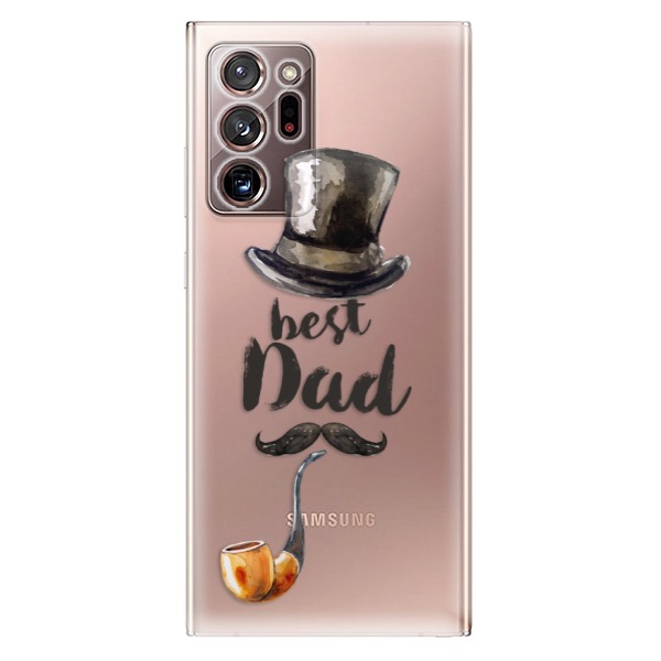 Odolné silikónové puzdro iSaprio - Best Dad - Samsung Galaxy Note 20 Ultra