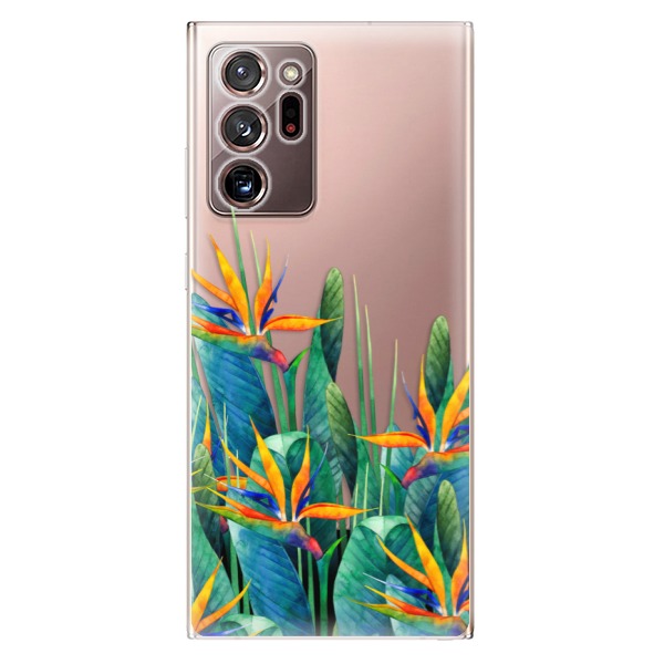 Odolné silikónové puzdro iSaprio - Exotic Flowers - Samsung Galaxy Note 20 Ultra