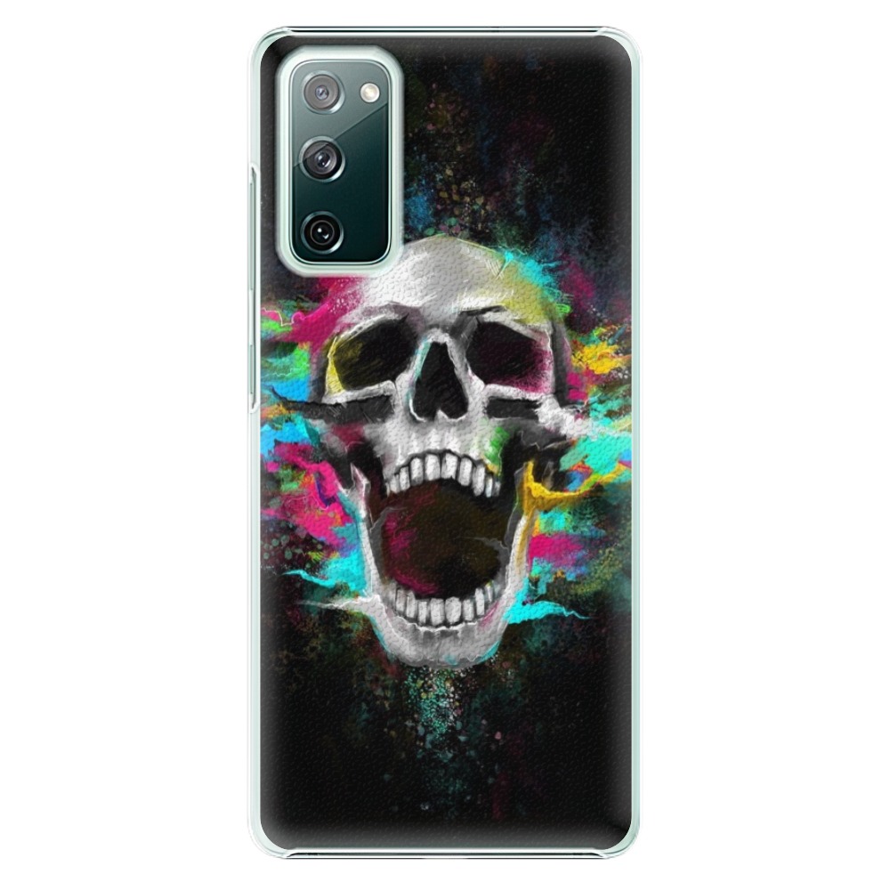Plastové puzdro iSaprio - Skull in Colors - Samsung Galaxy S20 FE