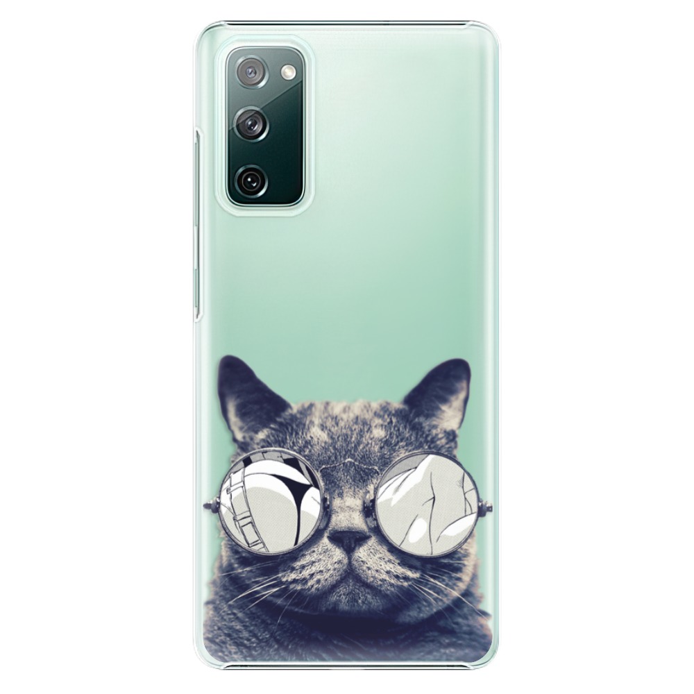 Plastové puzdro iSaprio - Crazy Cat 01 - Samsung Galaxy S20 FE