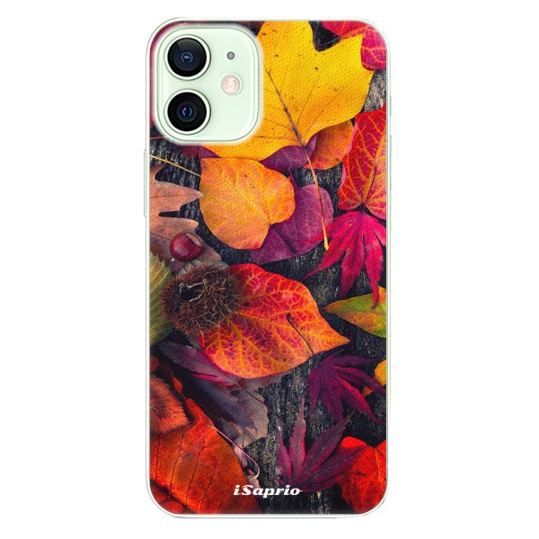 Plastové puzdro iSaprio - Autumn Leaves 03 - iPhone 12 mini