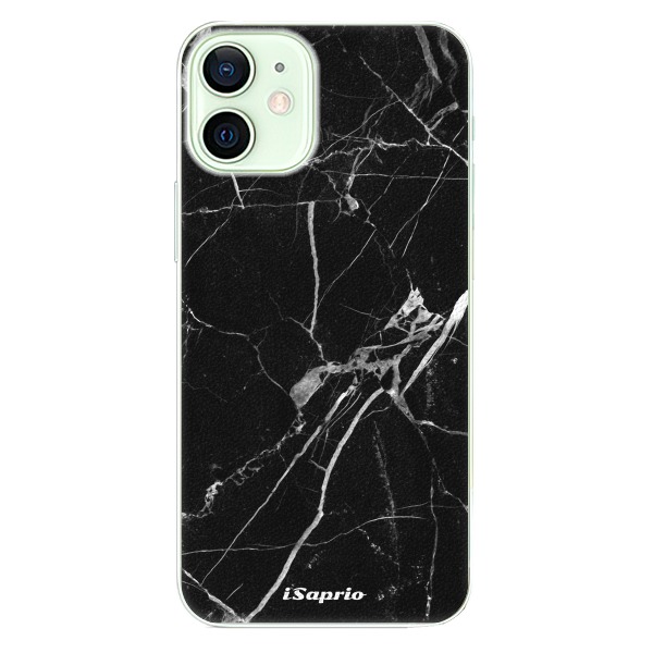 Plastové puzdro iSaprio - Black Marble 18 - iPhone 12 mini