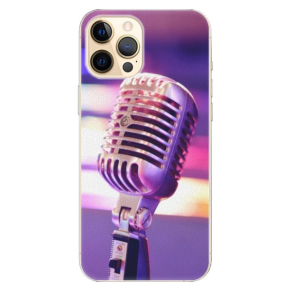 Plastové puzdro iSaprio - Vintage Microphone - iPhone 12 Pro