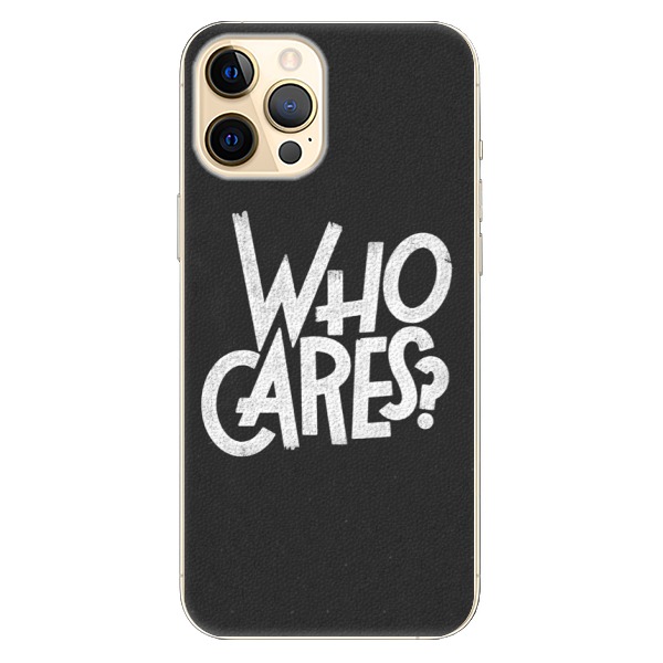 Plastové puzdro iSaprio - Who Cares - iPhone 12 Pro