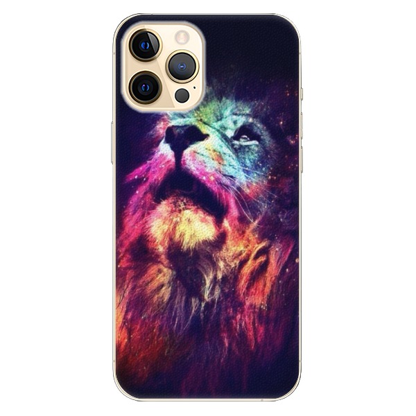 Plastové puzdro iSaprio - Lion in Colors - iPhone 12 Pro Max