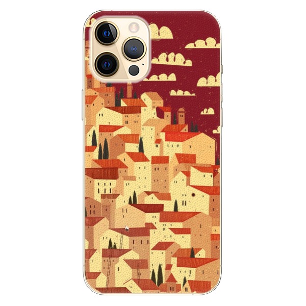 Plastové puzdro iSaprio - Mountain City - iPhone 12 Pro Max