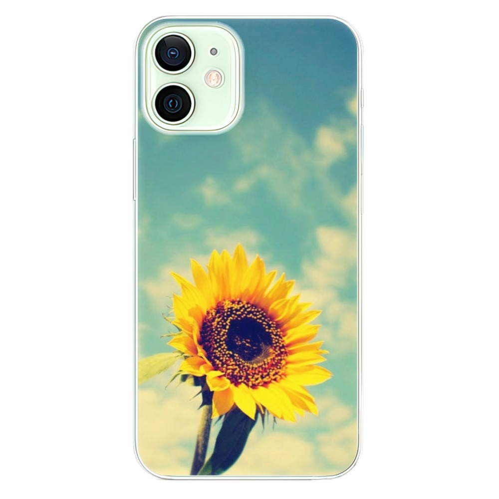 Odolné silikónové puzdro iSaprio - Sunflower 01 - iPhone 12 mini