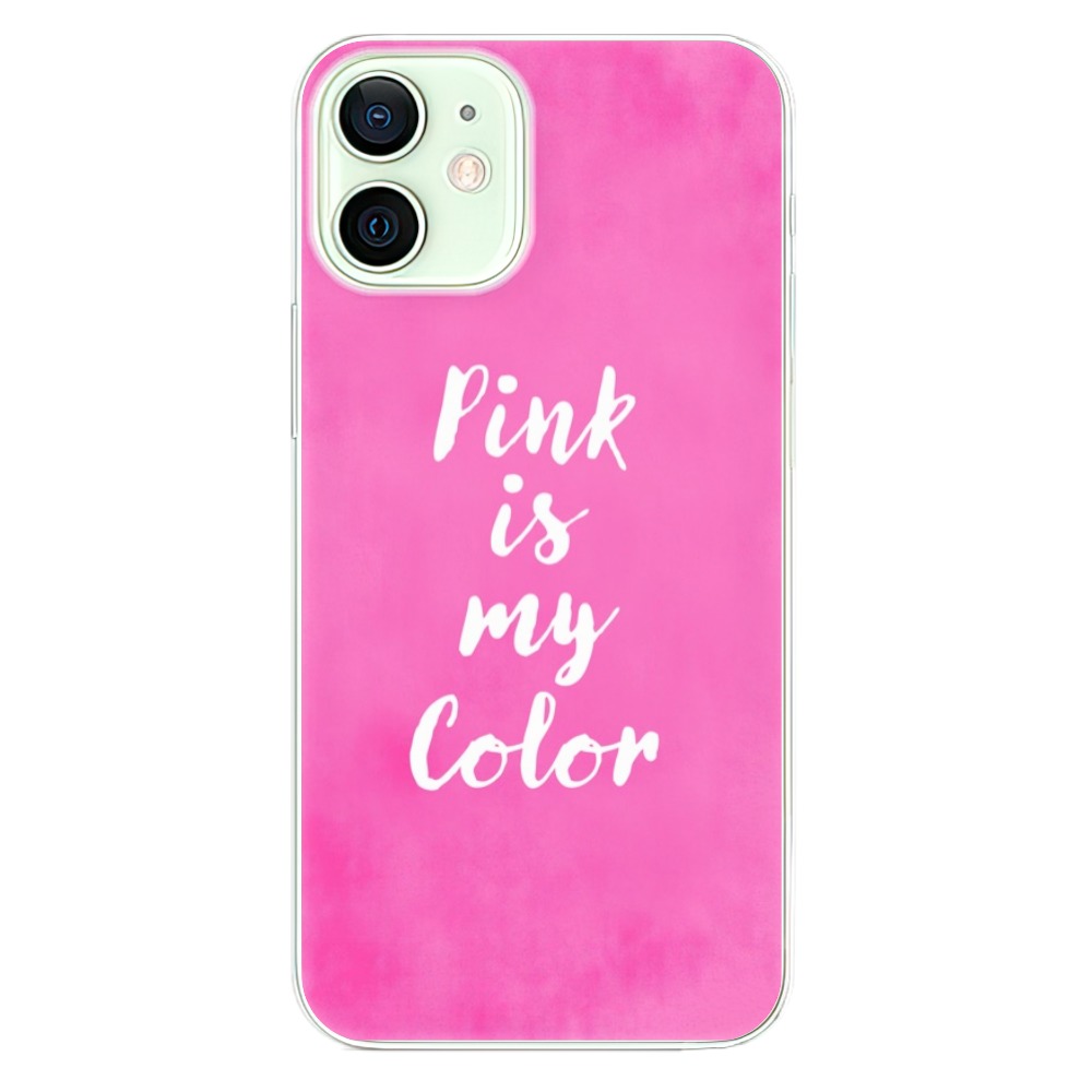 Odolné silikónové puzdro iSaprio - Pink is my color - iPhone 12 mini