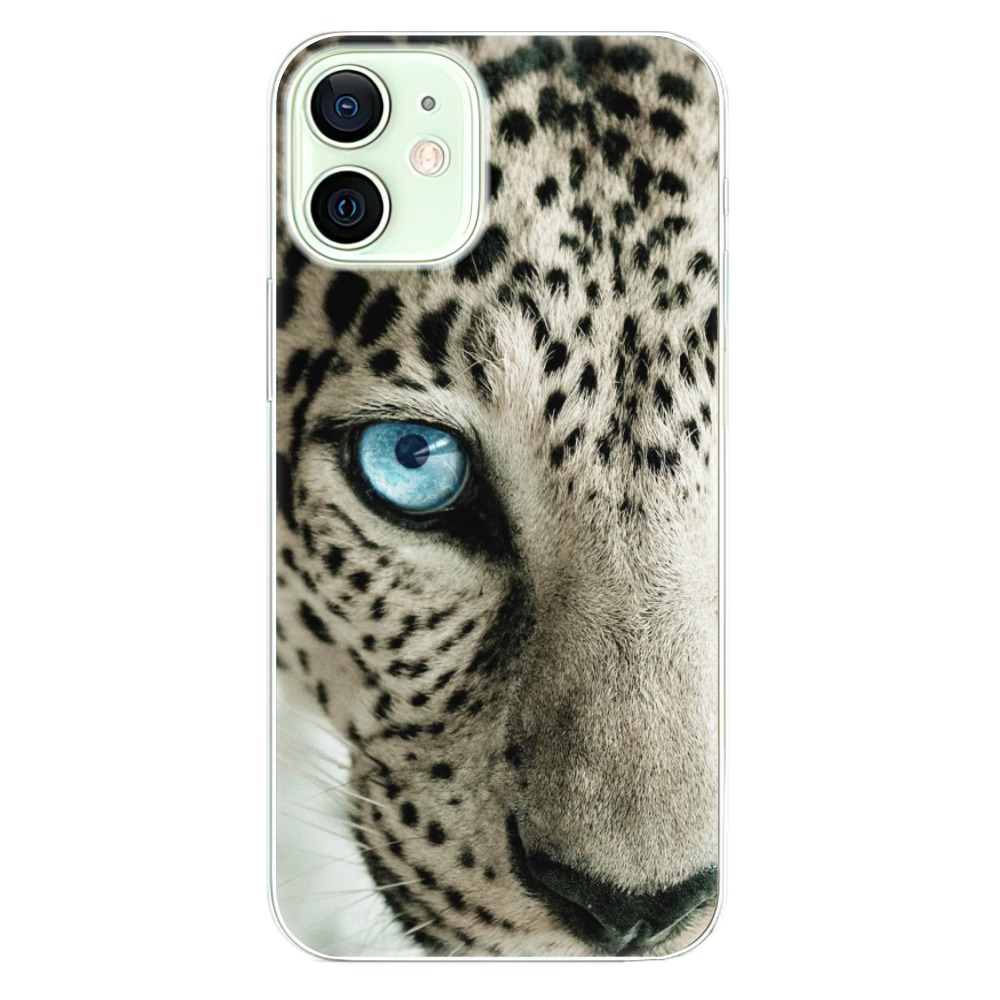 Odolné silikónové puzdro iSaprio - White Panther - iPhone 12