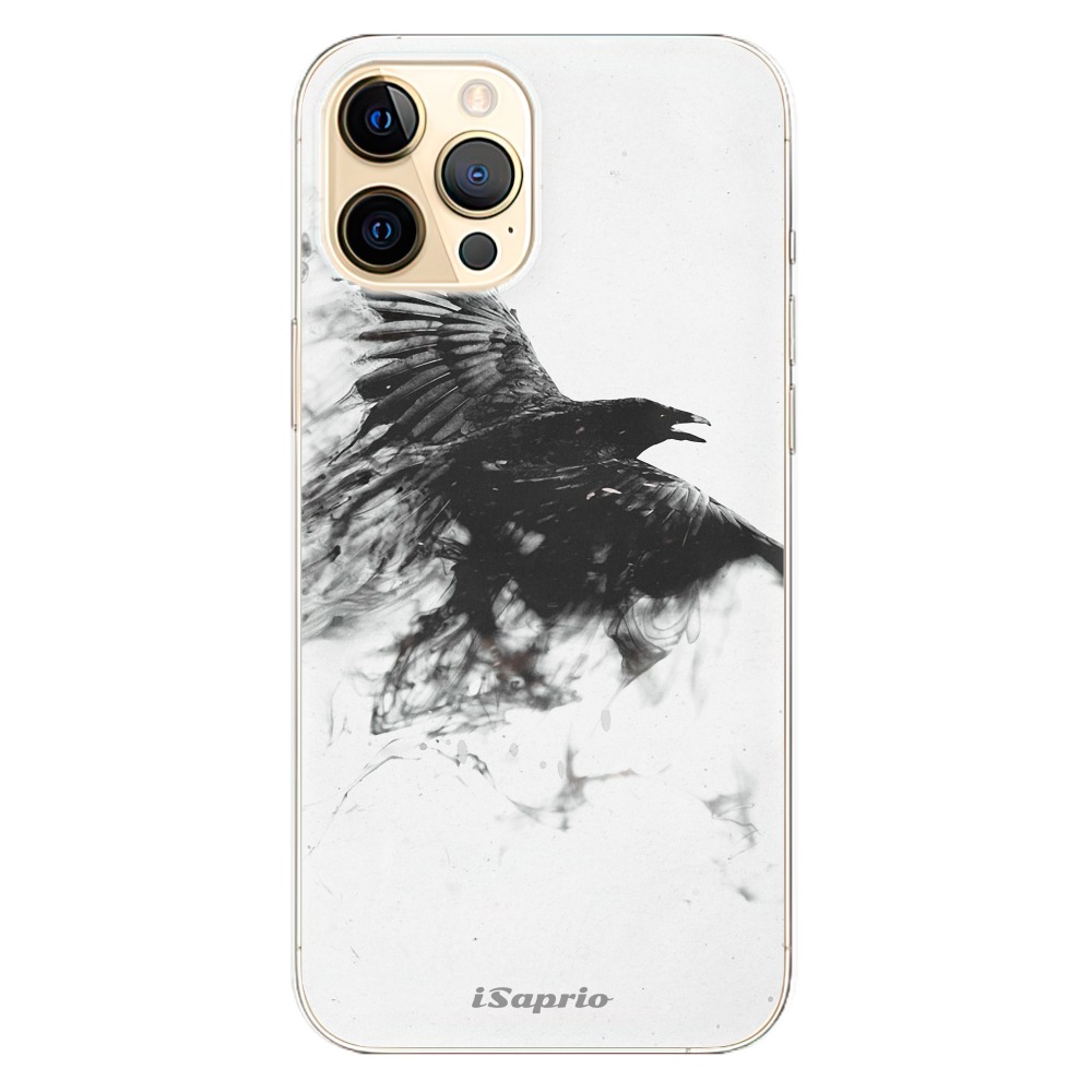 Odolné silikónové puzdro iSaprio - Dark Bird 01 - iPhone 12 Pro